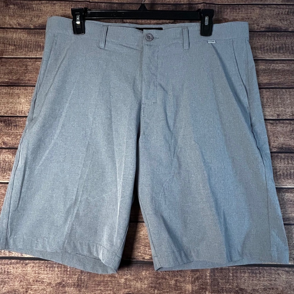 Travis Mathew Mens Grey Micro Check Golf Shorts Size‎ 38 Stretch Performance